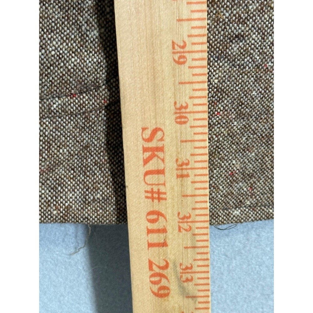Vtg Andhurst Donegal Tweed Wool 3 Pc Suit Mens 42L Flare Leg Pants 37x33 - Picture 13 of 16